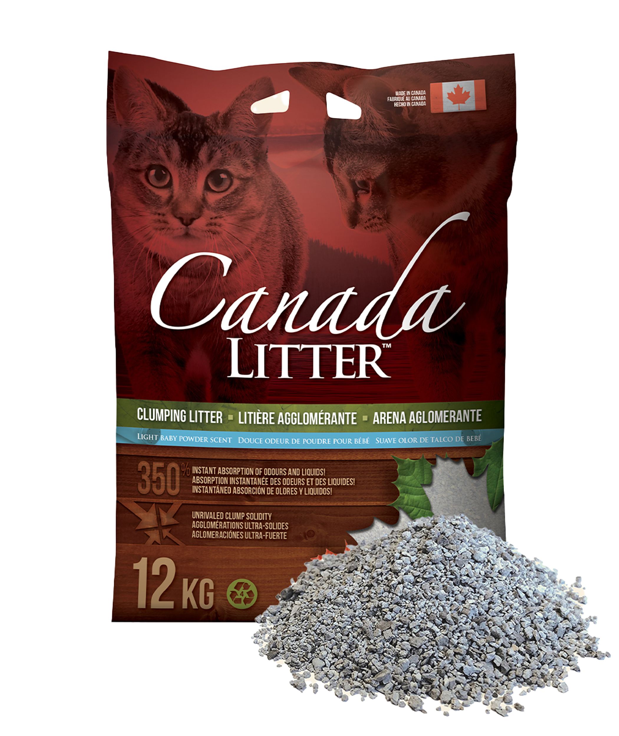 CANADA LITTER CLUMPING Baby, 8 / 12KG