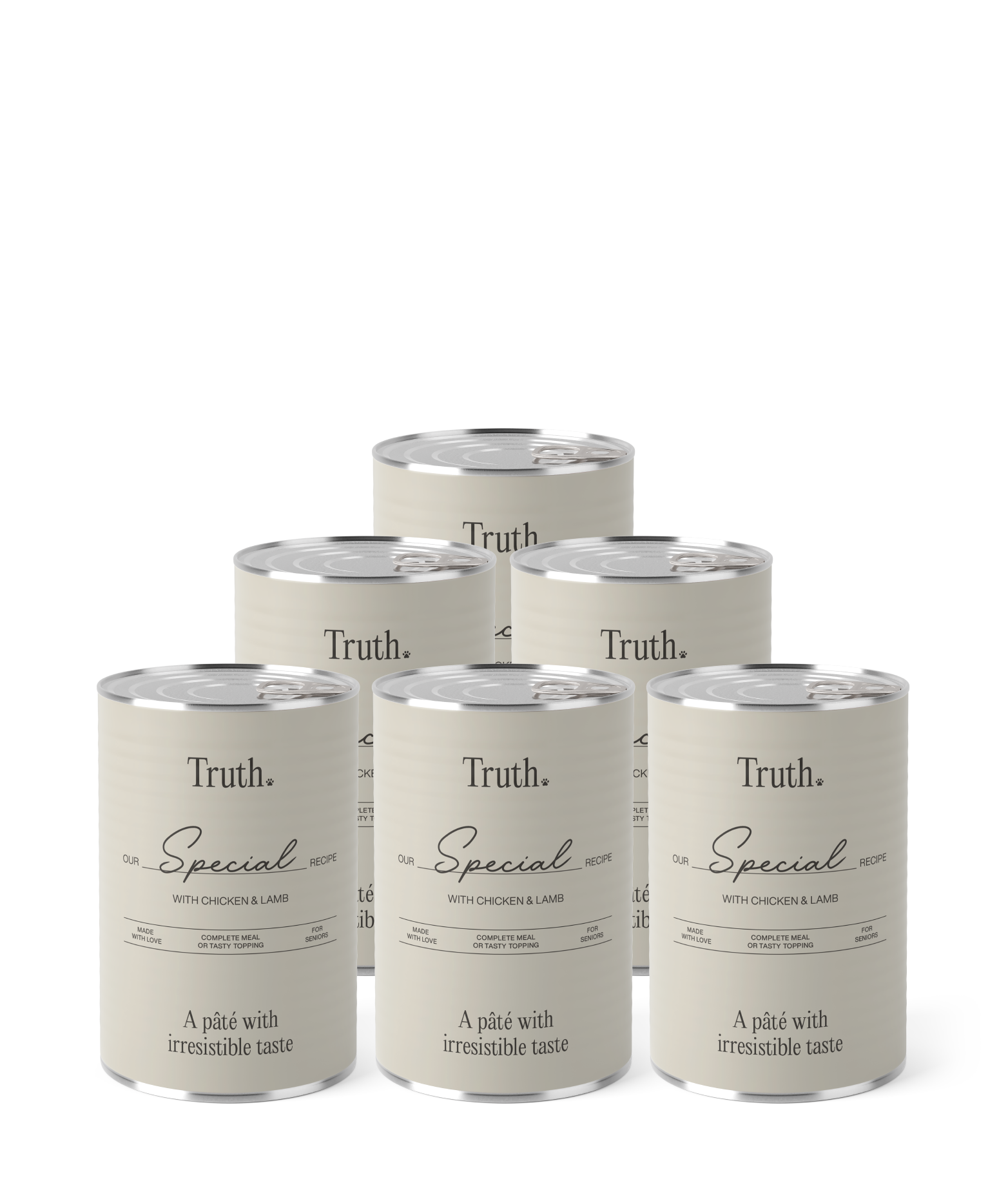 TRUTH PETS SPECIAL CHICKEN & LAMB PÂTÉ, 400G x 6